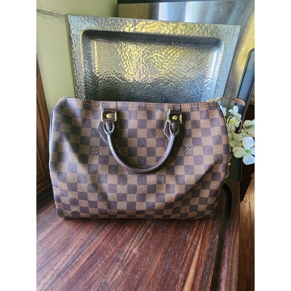 Louis Vuitton
Speedy 30
 Damier Ebene Coated Canvas - Picture 1 of 9